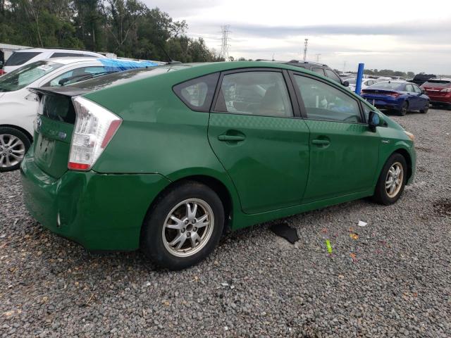 JTDKN3DU9A1107424 - 2010 TOYOTA PRIUS GREEN photo 3