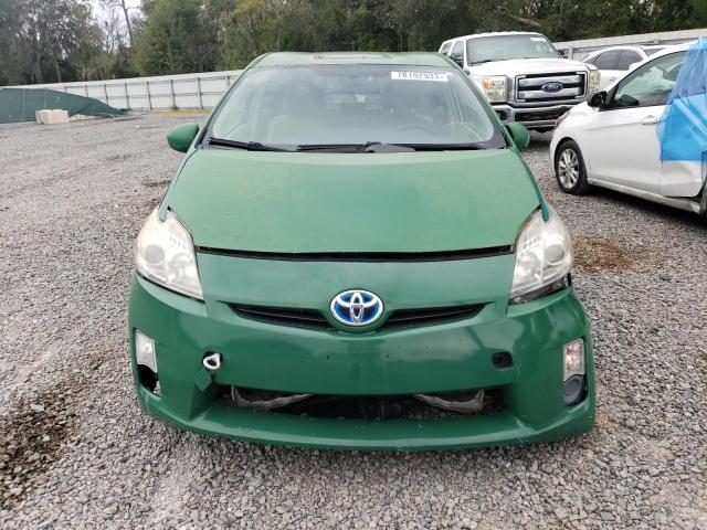 JTDKN3DU9A1107424 - 2010 TOYOTA PRIUS GREEN photo 5