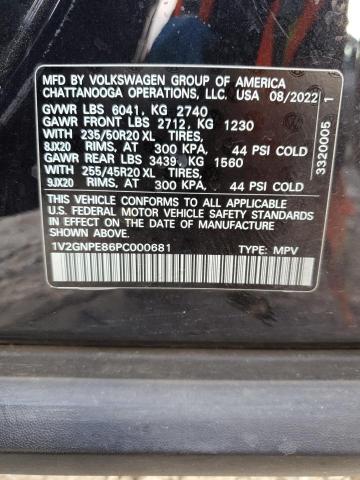 1V2GNPE86PC000681 - 2023 VOLKSWAGEN ID.4 PRO S 黑色 照片 13