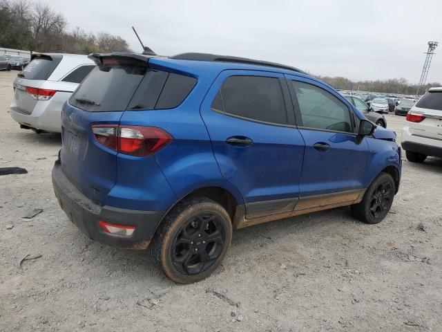 MAJ6S3JL4MC405495 - 2021 FORD ECOSPORT SES BLUE photo 3