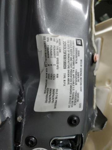 2CNDL73FX66106839 - 2006 CHEVROLET EQUINOX LT SILVER photo 14