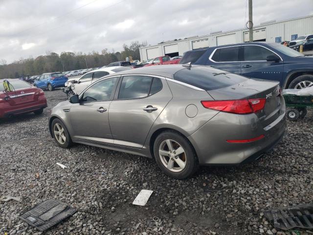 5XXGM4A7XFG372619 - 2015 KIA OPTIMA LX GRAY photo 2