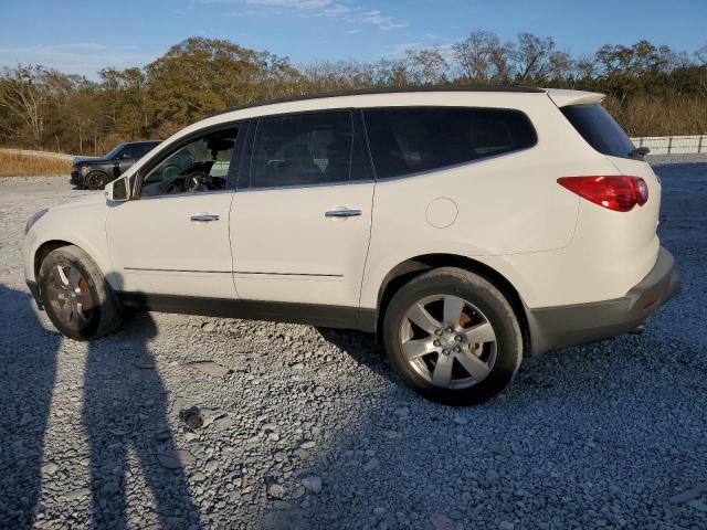 1GNKRLED7BJ163826 - 2011 CHEVROLET TRAVERSE LTZ WHITE photo 2