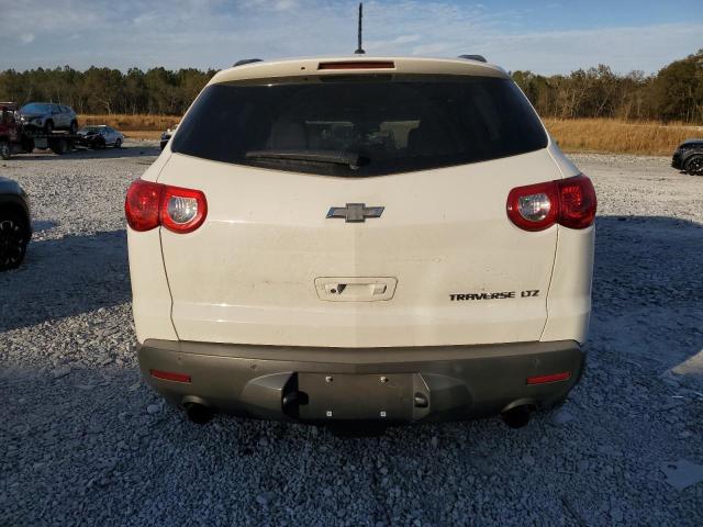 1GNKRLED7BJ163826 - 2011 CHEVROLET TRAVERSE LTZ WHITE photo 6