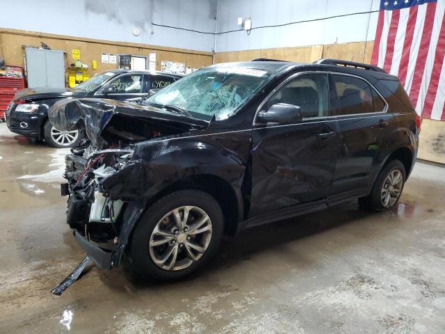 2GNFLFEK2H6108600 - 2017 CHEVROLET EQUINOX LT BLACK photo 1