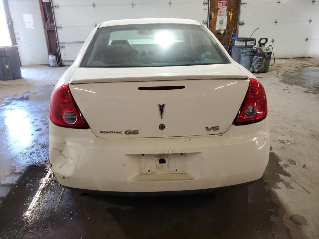 1G2ZG57N984174904 - 2008 PONTIAC G6 BASE WHITE photo 6