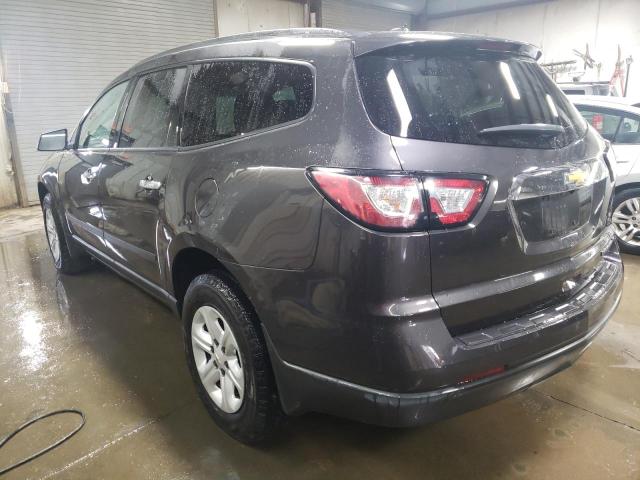 1GNKRFED5FJ290145 - 2015 CHEVROLET TRAVERSE LS GRAY photo 2