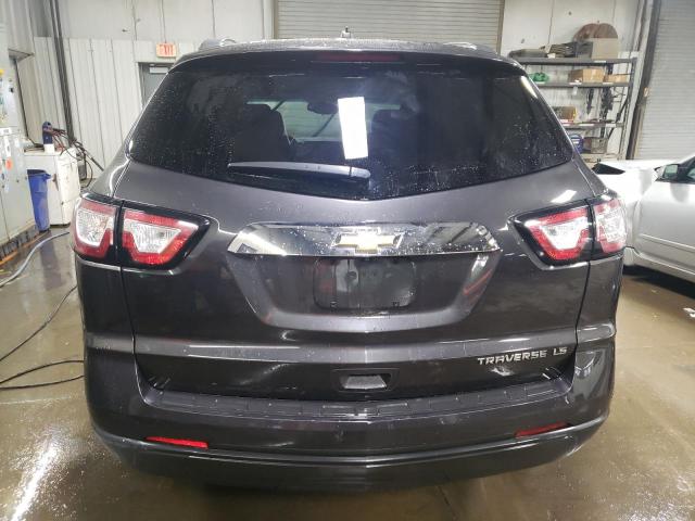 1GNKRFED5FJ290145 - 2015 CHEVROLET TRAVERSE LS GRAY photo 6