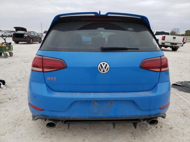 3VW6T7AUXMM007176 - 2021 VOLKSWAGEN GTI S BLUE photo 6