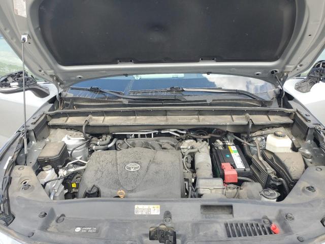 5TDGZRAH8MS034980 - 2021 TOYOTA HIGHLANDER XLE SILVER photo 12