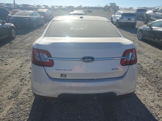 1FAHP2EW8BG156861 - 2011 FORD TAURUS SEL WHITE photo 6