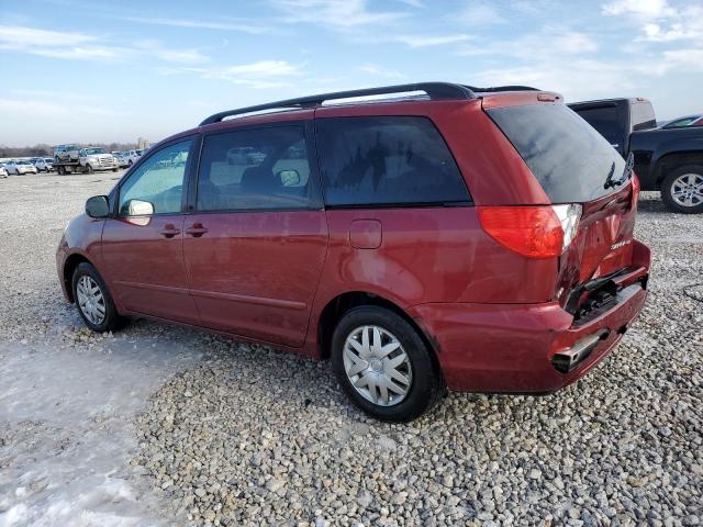 5TDKK4CC3AS299627 - 2010 TOYOTA SIENNA CE BURGUNDY photo 2