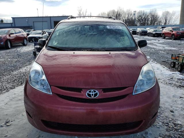 5TDKK4CC3AS299627 - 2010 TOYOTA SIENNA CE BURGUNDY photo 5