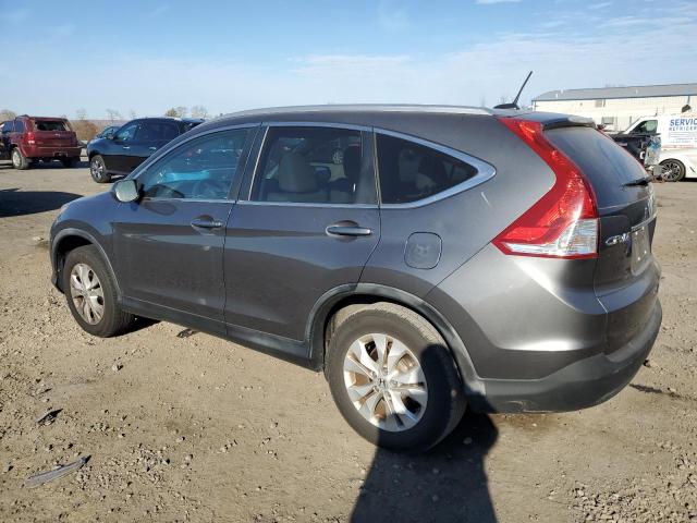 2HKRM4H76DH607646 - 2013 HONDA CR-V EXL GRAY photo 2