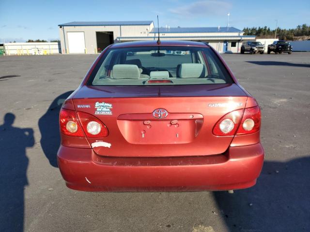 2T1BR32E98C885471 - 2008 TOYOTA COROLLA CE RED photo 6