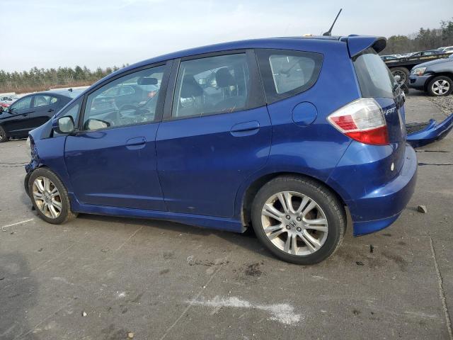 JHMGE8H42AS023290 - 2010 HONDA FIT SPORT BLUE photo 2