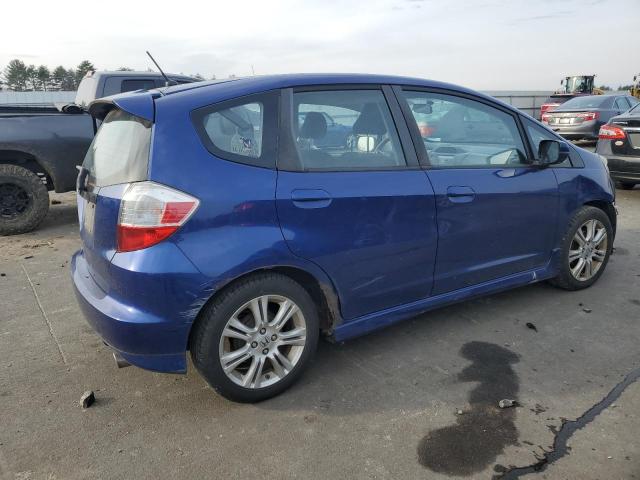 JHMGE8H42AS023290 - 2010 HONDA FIT SPORT BLUE photo 3