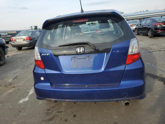 JHMGE8H42AS023290 - 2010 HONDA FIT SPORT BLUE photo 6