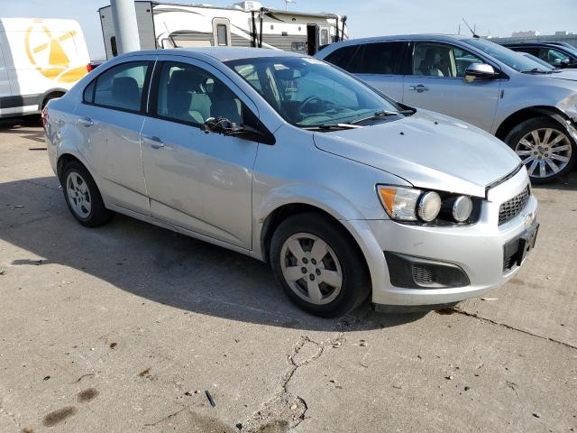 1G1JA5SH4D4135457 - 2013 CHEVROLET SONIC LS SILVER photo 4