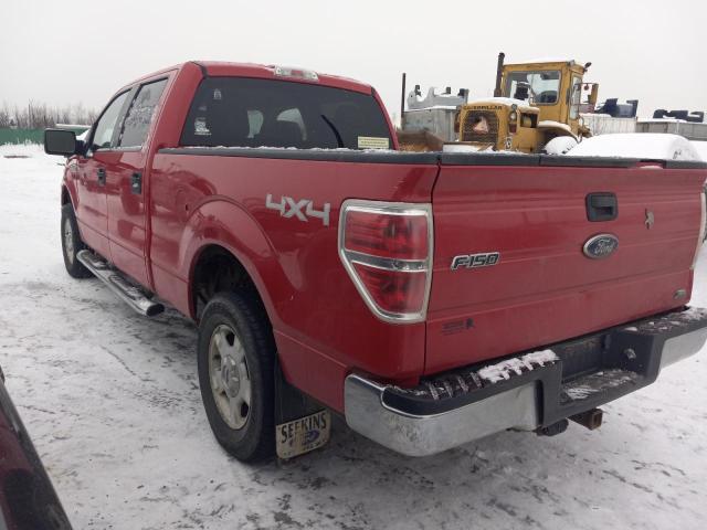 1FTFW1EV2AFB82575 - 2010 FORD F150 SUPERCREW RED photo 2