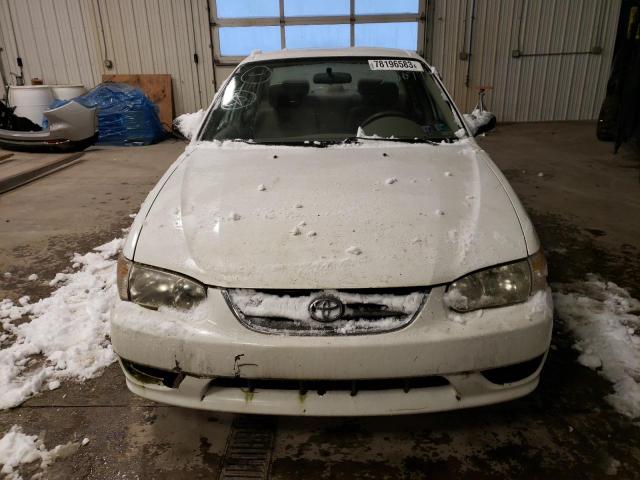 2T1BR12E12C558011 - 2002 TOYOTA COROLLA CE WHITE photo 5