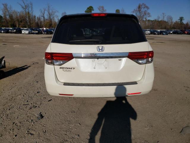 5FNRL5H42GB095837 - 2016 HONDA ODYSSEY EX WHITE photo 6