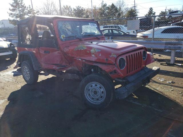 1J4FY29P6VP537558 - 1997 JEEP WRANGLER / SE RED photo 4