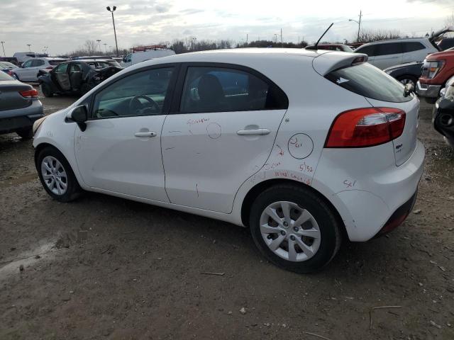 KNADM5A30D6107898 - 2013 KIA RIO LX WHITE photo 2