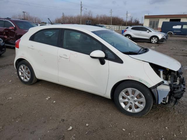 KNADM5A30D6107898 - 2013 KIA RIO LX WHITE photo 4