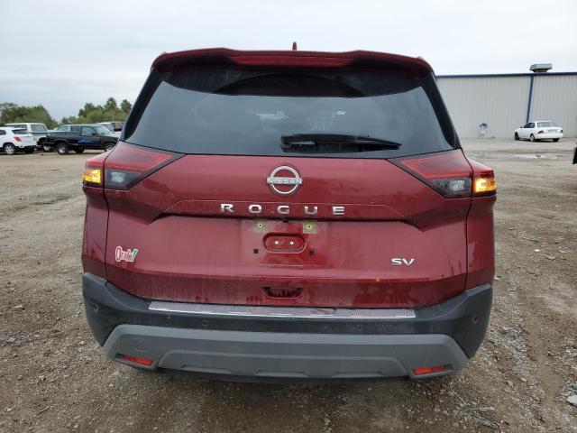 JN8BT3BA0PW012605 - 2023 NISSAN ROGUE SV BURGUNDY photo 6