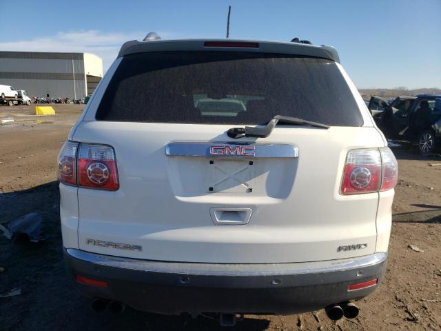 1GKEV33727J115614 - 2007 GMC ACADIA SLT-2 WHITE photo 6