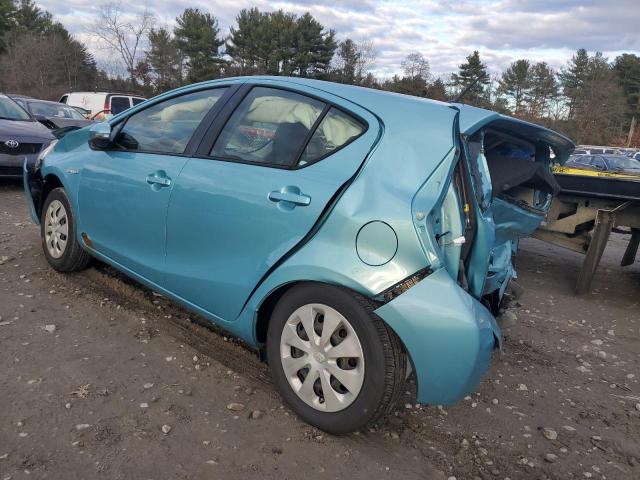 JTDKDTB30E1067866 - 2014 TOYOTA PRIUS C TURQUOISE photo 2