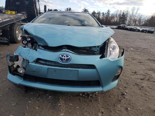 JTDKDTB30E1067866 - 2014 TOYOTA PRIUS C TURQUOISE photo 5