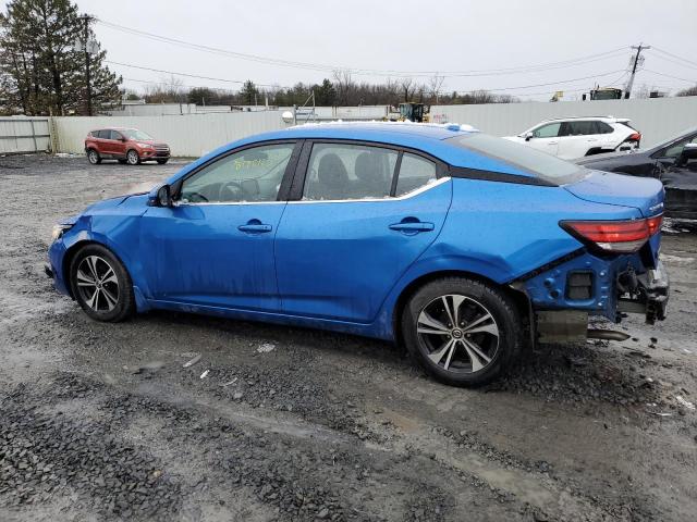 3N1AB8CV4LY281978 - 2020 NISSAN SENTRA SV BLUE photo 2