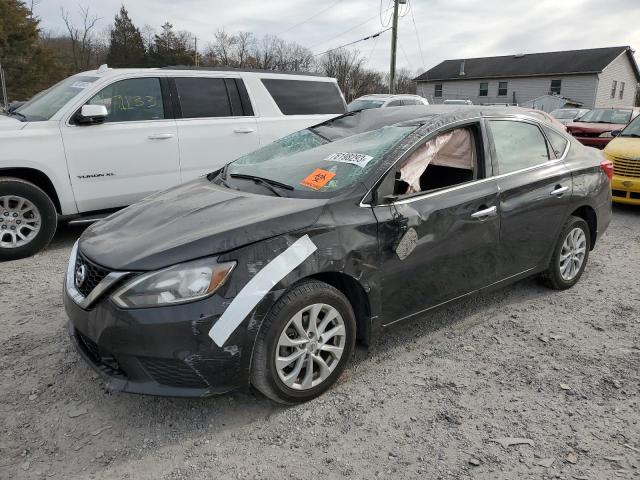 3N1AB7AP4KY253742 - 2019 NISSAN SENTRA S BLACK photo 1