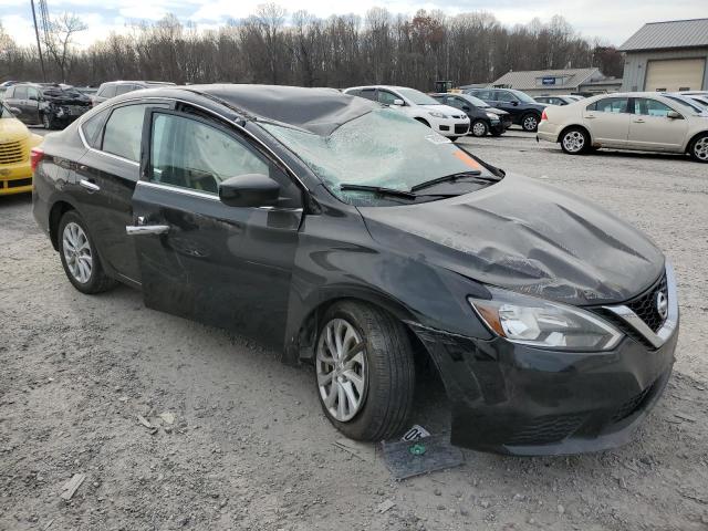 3N1AB7AP4KY253742 - 2019 NISSAN SENTRA S BLACK photo 4