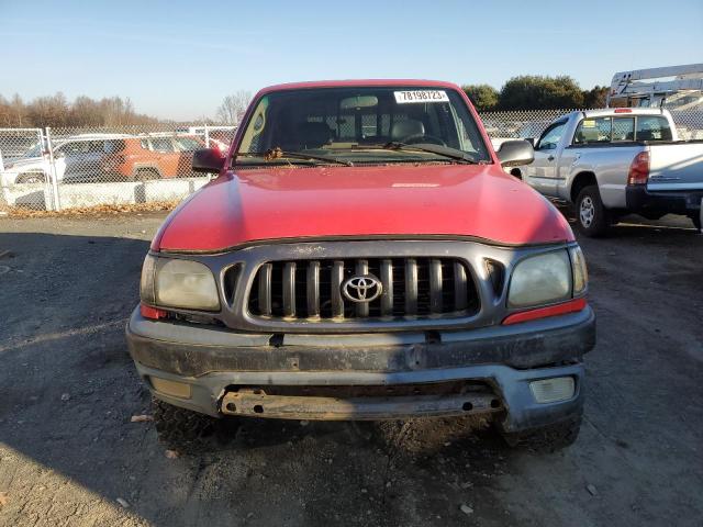 5TEPM62N61Z846701 - 2001 TOYOTA TACOMA RED photo 5