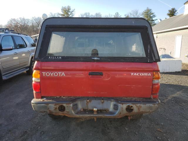 5TEPM62N61Z846701 - 2001 TOYOTA TACOMA RED photo 6