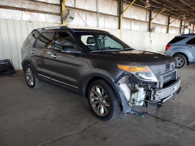 1FM5K7D81DGC61784 - 2013 FORD EXPLORER XLT GRAY photo 4