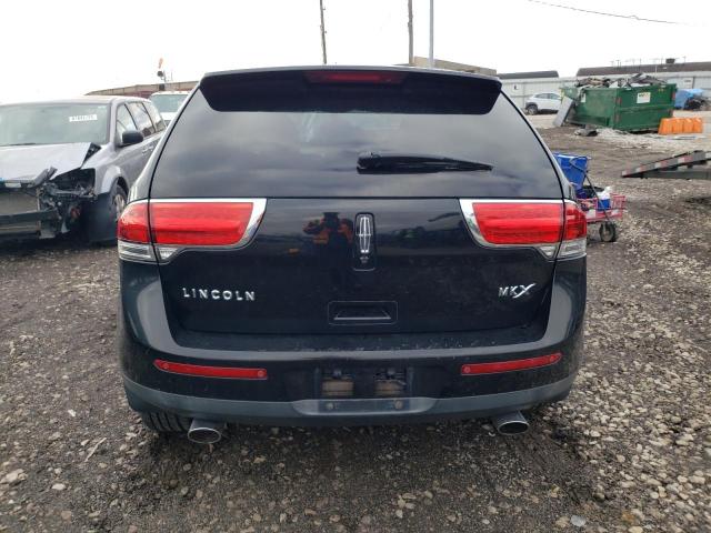 2LMDJ6JK8BBJ31437 - 2011 LINCOLN MKX BLACK photo 6