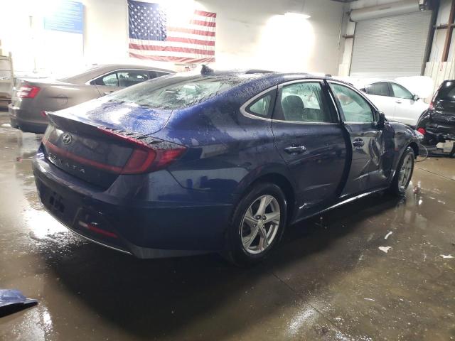 5NPEG4JA2MH073864 - 2021 HYUNDAI SONATA SE BLUE photo 3