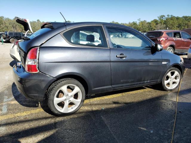 KMHCN36C78U077823 - 2008 HYUNDAI ACCENT SE CHARCOAL photo 3