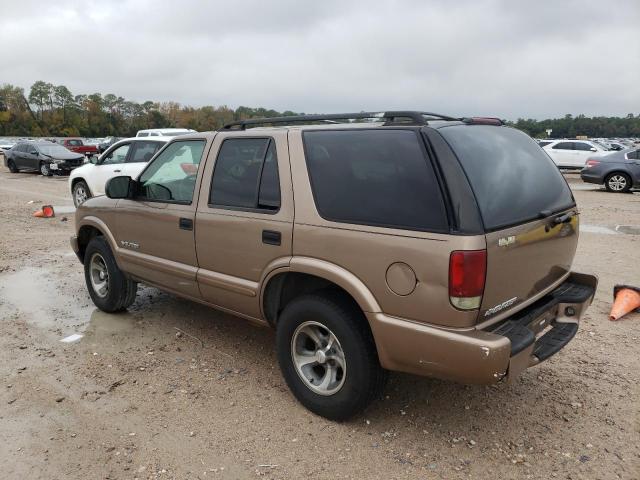 1GNCS13X14K103421 - 2004 CHEVROLET BLAZER BROWN photo 2