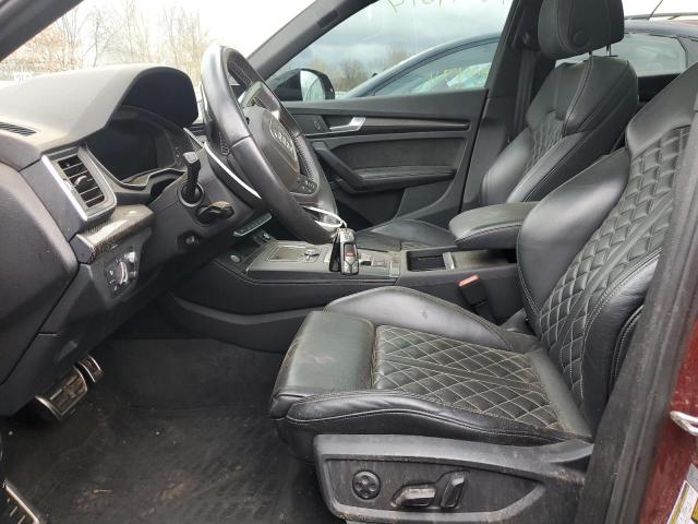 WA1C4AFY0L2056172 - 2020 AUDI SQ5 PRESTIGE MAROON photo 7