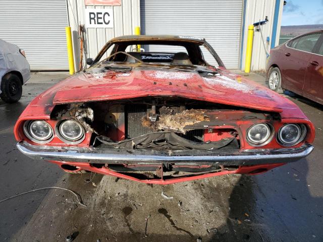 JH23H2403291 - 1972 DODGE CHALLENGER RED photo 5