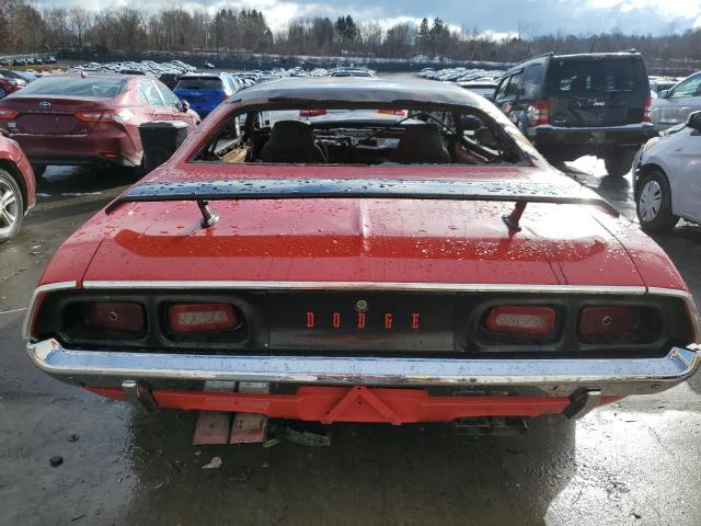 JH23H2403291 - 1972 DODGE CHALLENGER RED photo 6