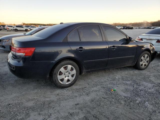 5NPET46C27H245028 - 2007 HYUNDAI SONATA GLS BLUE photo 3