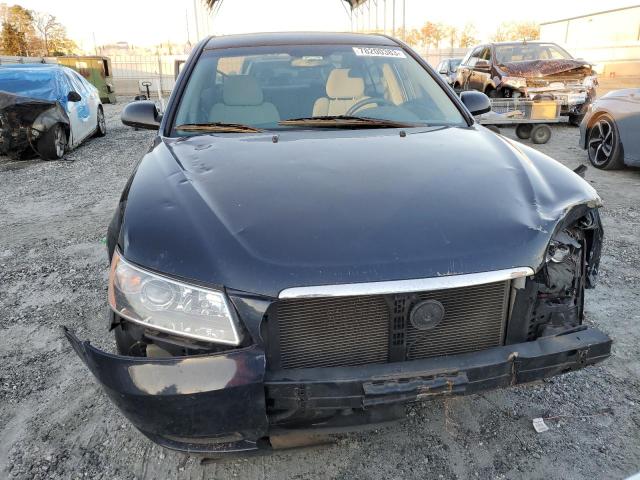 5NPET46C27H245028 - 2007 HYUNDAI SONATA GLS BLUE photo 5