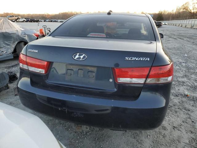 5NPET46C27H245028 - 2007 HYUNDAI SONATA GLS BLUE photo 6