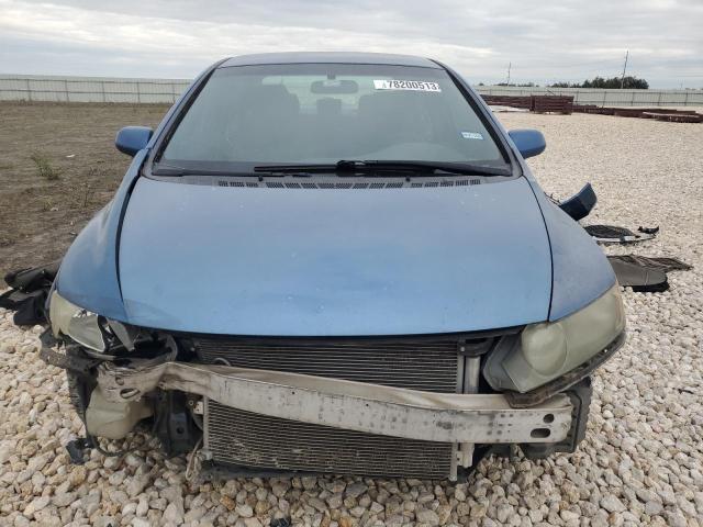 1HGFA16577L076759 - 2007 HONDA CIVIC LX BLUE photo 5